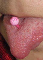 <p>Tongue Piercing Variation</p>
